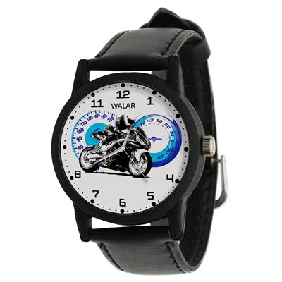 ساعت مچی عقربه ای والار طرح موتورسواری کد lf2758