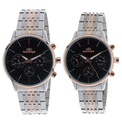 ست ساعت مچی عقربه ای زنانه و مردانه کد e2221