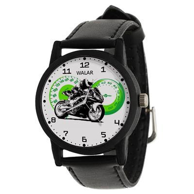ساعت مچی عقربه ای والار طرح موتورسواری کد lf2754