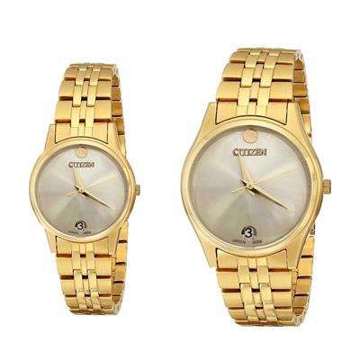 ست ساعت مچی عقربه ای زنانه و مردانه مدل w108901