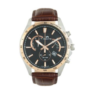 ساعت مچی عقربه ای مردانه مونته مدل m1754324 brb