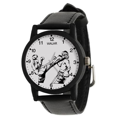 ساعت مچی عقربه ای مردانه والار طرح کیک بوکسینگ کد lf2685