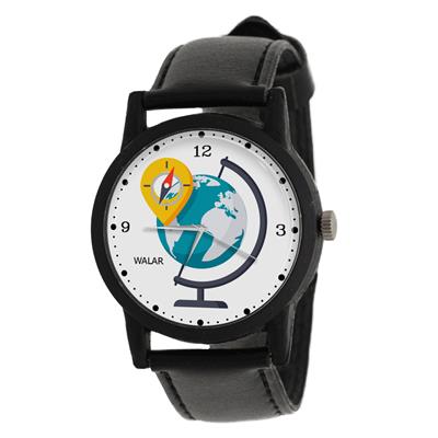 ساعت مچی عقربه ای والار طرح جغرافیا کد lf2671