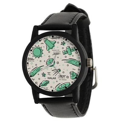 ساعت مچی عقربه ای والار طرح فضانوردی کد lf2645
