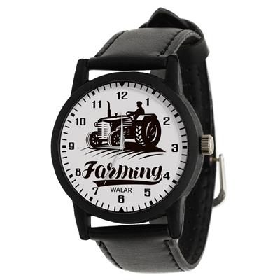 ساعت مچی عقربه ای مردانه والار طرح کشاورزی کد lf2623
