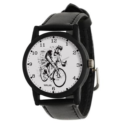 ساعت مچی عقربه ای مردانه والار طرح دوچرخه سواری کد lf2621