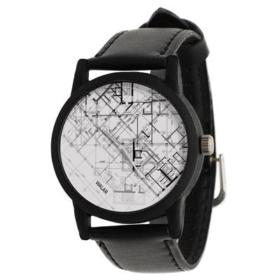 ساعت مچی عقربه ای والار طرح معماری کد lf2619