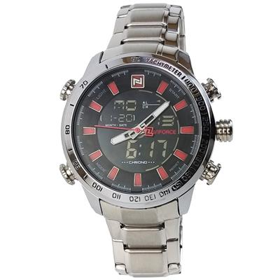 ساعت مچی عقربه ای مردانه نیوی فورس مدل nf9093 sbr