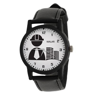 ساعت مچی عقربه ای مردانه والار طرح مهندسی عمران کد lf2601