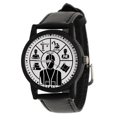 ساعت مچی عقربه ای والار طرح مهندسی عمران کد lf2593