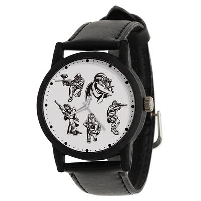 ساعت مچی عقربه ای والار طرح پینت بال کد lf2576