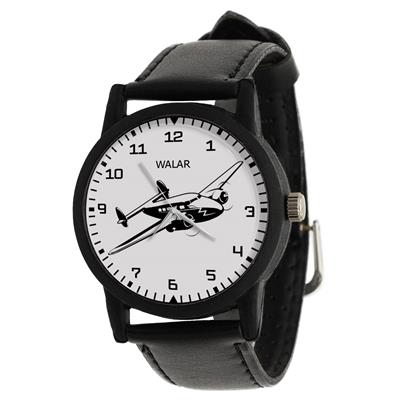 ساعت مچی عقربه ای والار طرح هواپیما کد lf2562