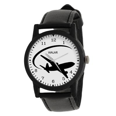 ساعت مچی عقربه ای والار طرح هواپیما کد lf2561