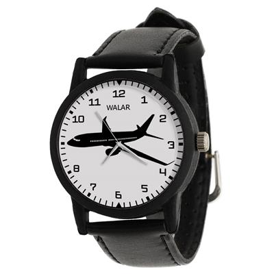 ساعت مچی عقربه ای والار طرح هواپیما کد lf2560