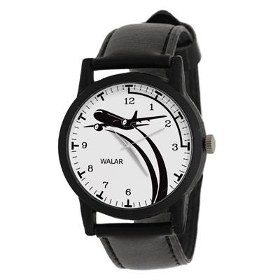 ساعت مچی عقربه ای والار طرح هواپیما کد lf2559