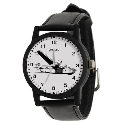 ساعت مچی عقربه ای والار طرح هواپیما کد lf2558