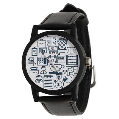 ساعت مچی عقربه ای والار طرح حسابداری کد lf2544