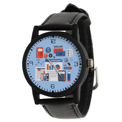 ساعت مچی عقربه ای والار طرح حسابداری کد lf2548