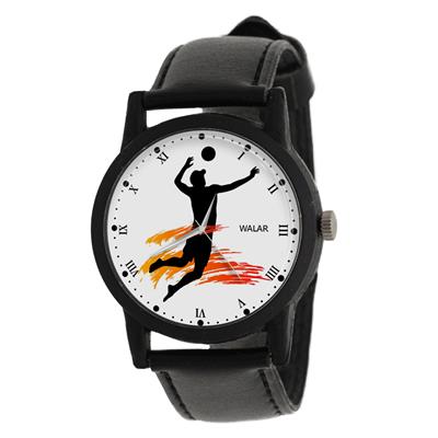 ساعت مچی عقربه ای مردانه والار طرح والیبال ساحلی کد lf2509
