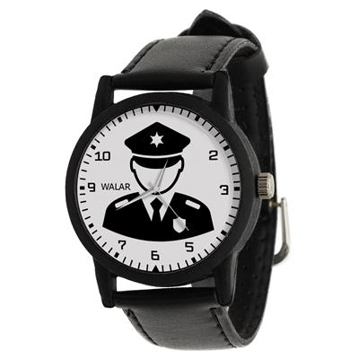ساعت مچی عقربه ای والار طرح پلیس کد lf2504