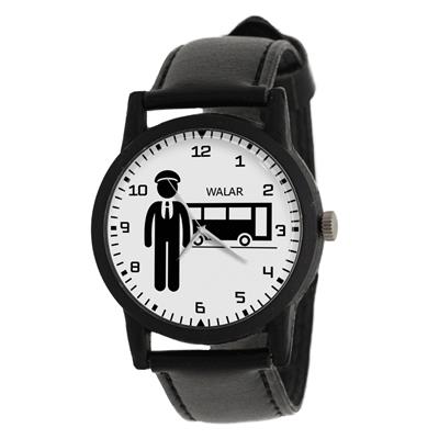ساعت مچی عقربه ای مردانه والار طرح راننده اتوبوس کد lf2502