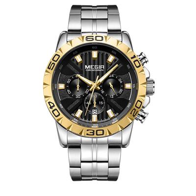 ساعت مچی عقربه ای مردانه مگیر مدل ms2087gs gd 1n3