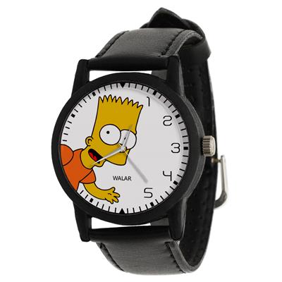 ساعت مچی عقربه ای والار طرح سیمپسونها کد lf2491