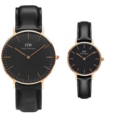 ست ساعت مچی عقربه ای زنانه و مردانه دنیل ولینگتون مدل 139224