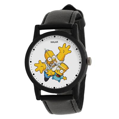 ساعت مچی عقربه ای والار طرح سیمپسونها کد lf2487