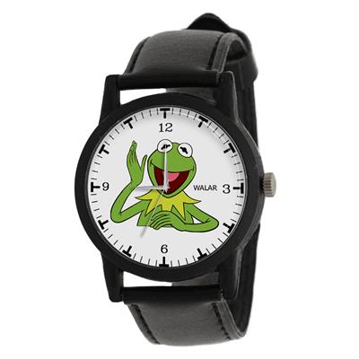 ساعت مچی عقربه ای والار طرح کرمیت کد lf2483