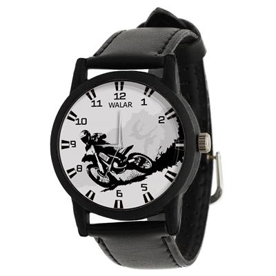 ساعت مچی عقربه ای والار طرح موتورسواری کد lf2473