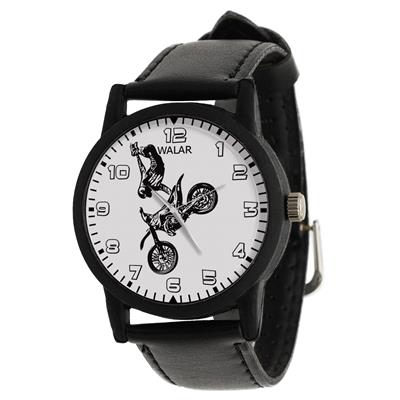 ساعت مچی عقربه ای والار طرح موتورسواری کد lf2462