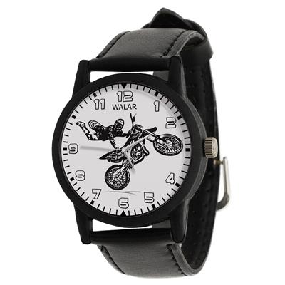 ساعت مچی عقربه ای والار طرح موتور سواری کد lf2451