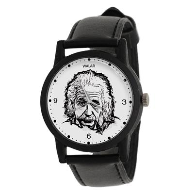 ساعت مچی عقربه ای والار طرح انیشتین کد lf2438