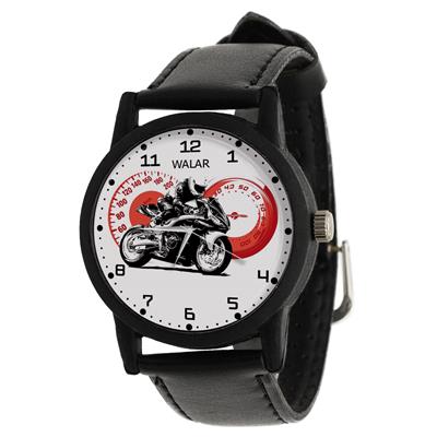ساعت مچی عقربه ای والار طرح موتورسواری کد lf2440