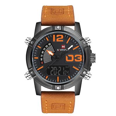 ساعت مچی عقربه ای مردانه نیوی فورس کد nf9095m gha na