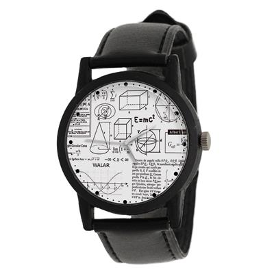 ساعت مچی عقربه ای والار طرح ریاضی فیزیک کد lf2393
