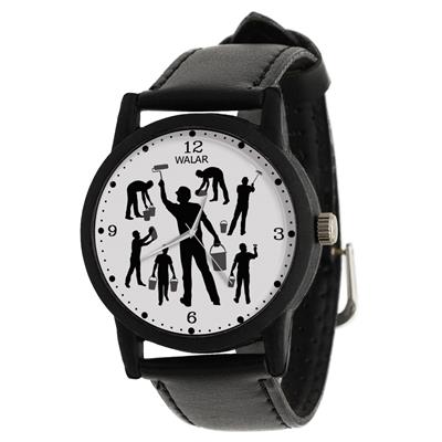 ساعت مچی عقربه ای مردانه والار طرح نقاش کد lf2347
