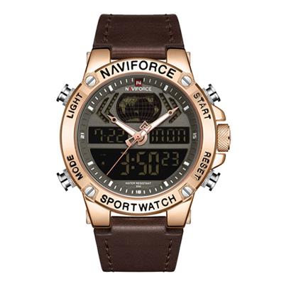 ساعت مچی عقربه ای مردانه نیوی فورس مدل nf9164 rgbdbn