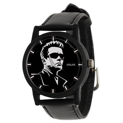 ساعت مچی عقربه ای مردانه والار طرح ترمیناتور کد lf2326