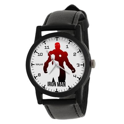 ساعت مچی عقربه ای والار طرح آیرون من کد lf2315