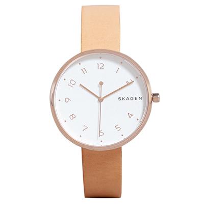 ساعت مچی عقربه ای زنانه اسکاژن دانمارک مدل skw2624
