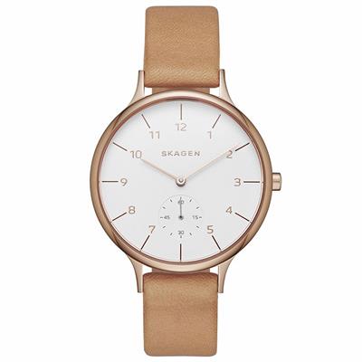 ساعت مچی عقربه ای زنانه اسکاژن دانمارک مدل skw2405