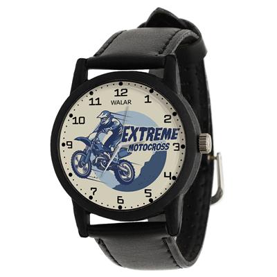 ساعت مچی عقربه ای والار طرح موتور کراس کد lf2270