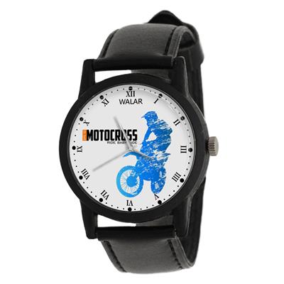 ساعت مچی عقربه ای والار طرح موتور سواری کد lf2259