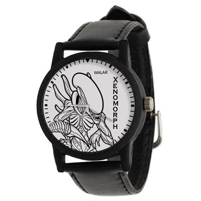 ساعت مچی عقربه ای والار طرح زنومورف کد lf2256