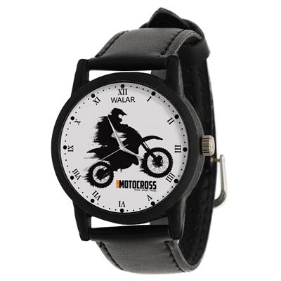 ساعت مچی عقربه ای والار طرح موتور سواری کد lf2247