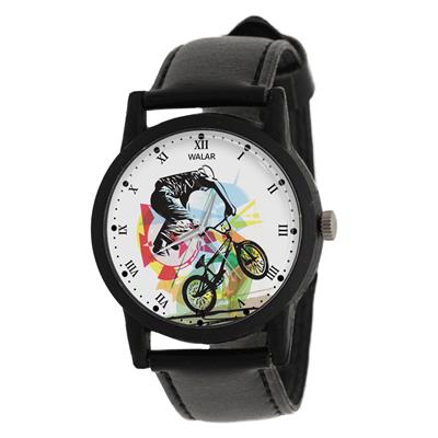 ساعت مچی عقربه ای والار طرح دوچرخه سواری کد lf2248