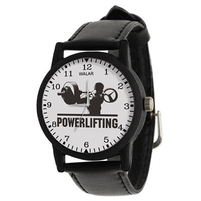 ساعت مچی عقربه ای مردانه والار طرح پاورلیفتینگ کد lf2223