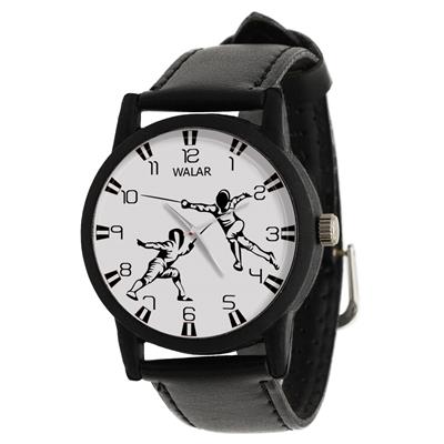 ساعت مچی عقربه ای والار طرح شمشیر بازی کد lf2214